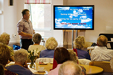 A singing session in progress