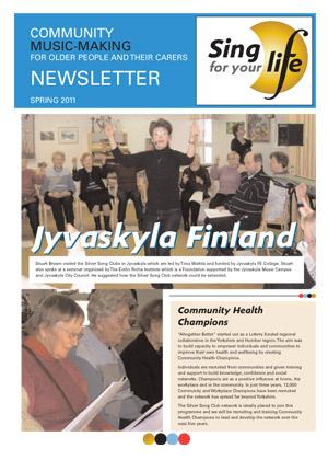 Click to download Sing for your life Spring 2011 newsletter