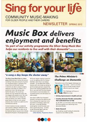 Click to download Sing for your Life Spring 2012